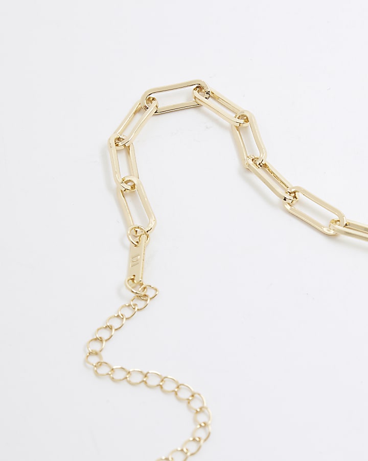 Gold Plated Chain Link Necklace