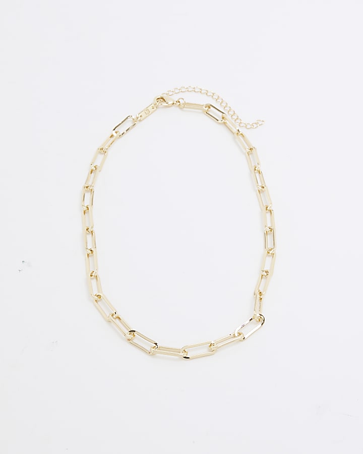 Gold Plated Chain Link Necklace