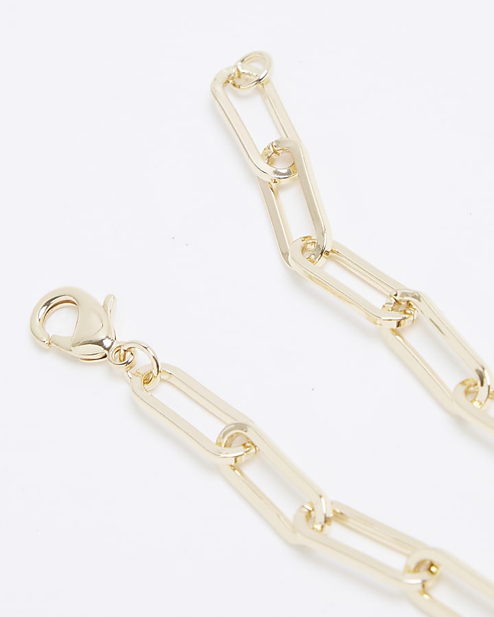 Gold Plated Link Bracelet