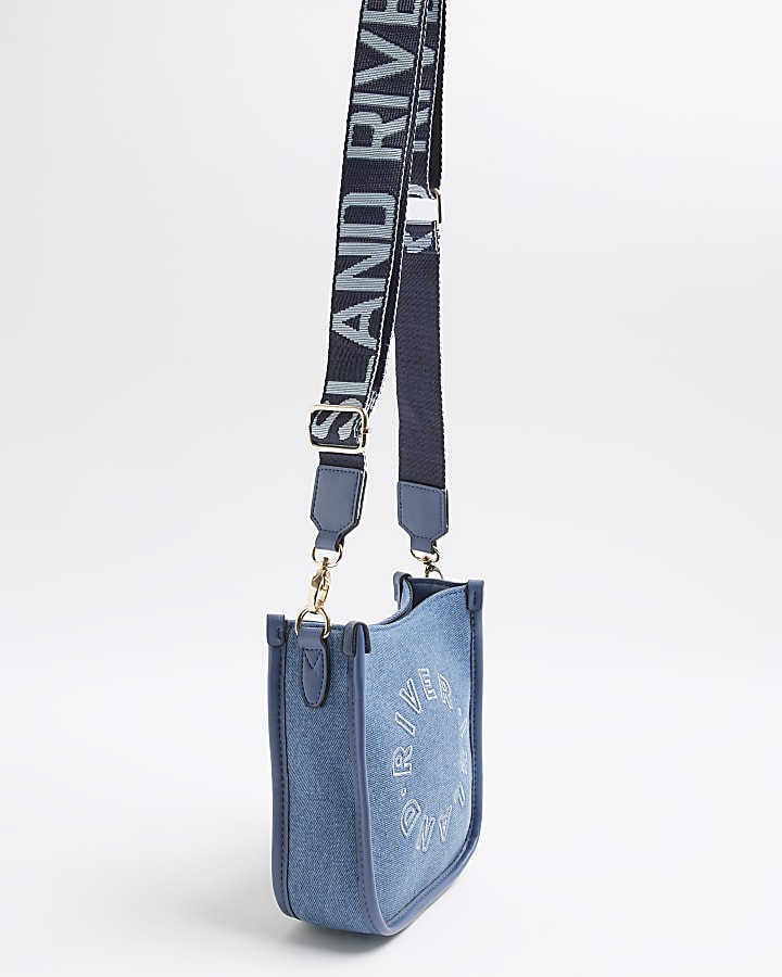 Blue Denim RI Cross Body Bag