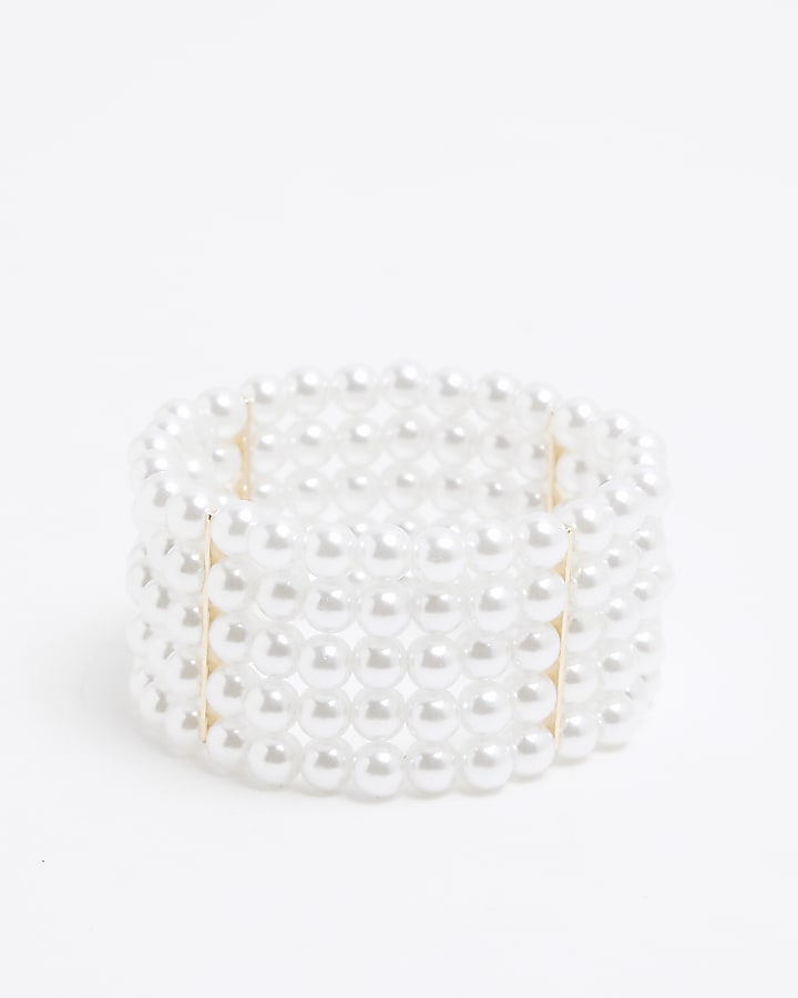 White Pearl Bracelet