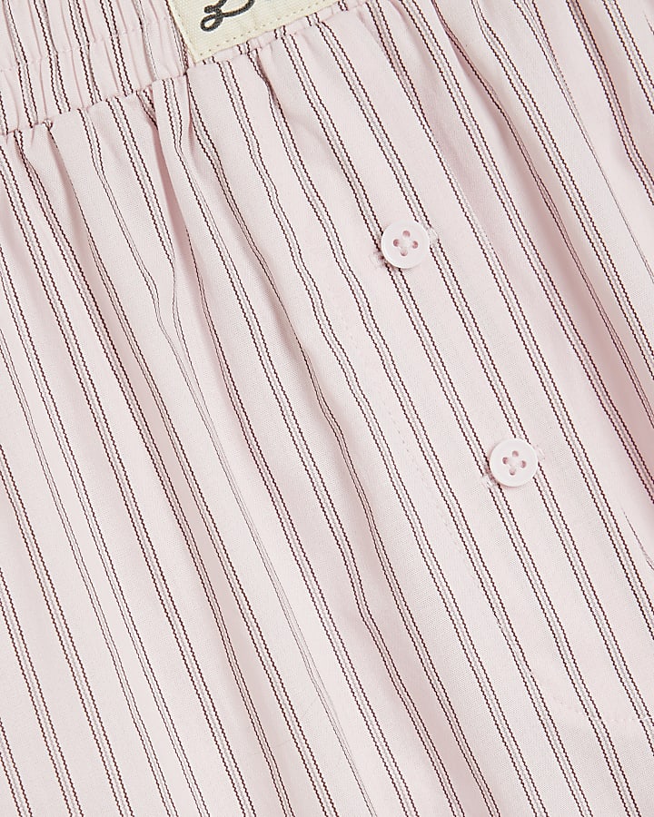 Pink Stripe Woven Trousers