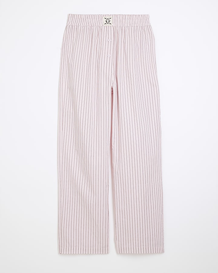 Pink Stripe Woven Trousers