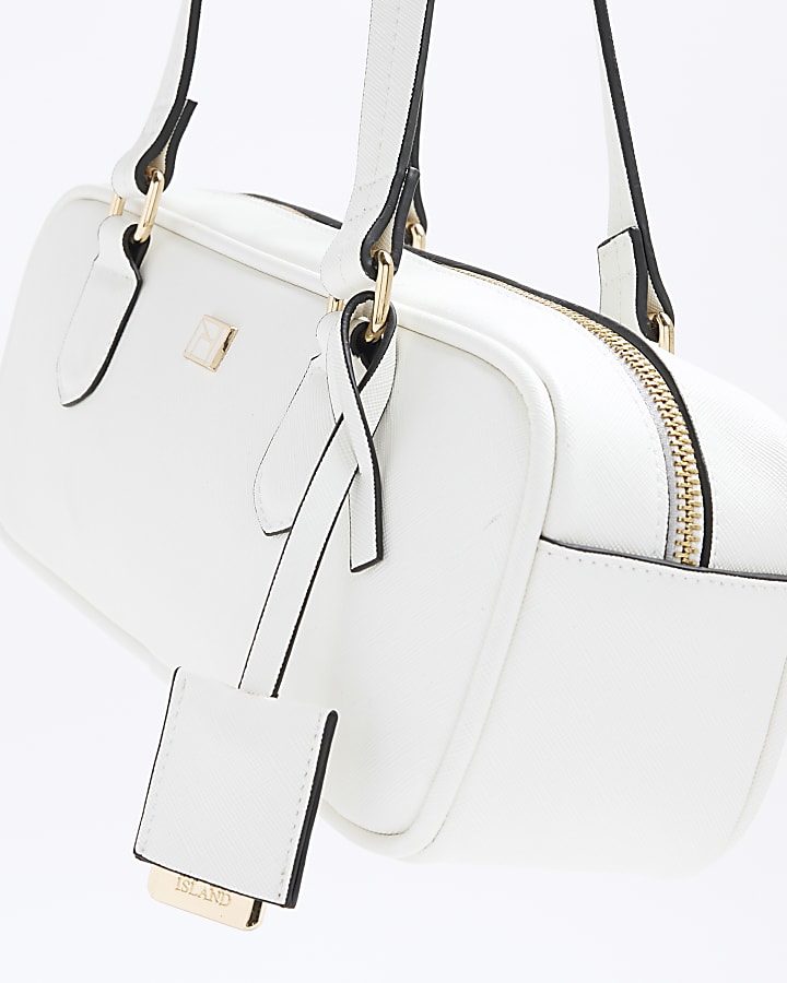 White Bowler Bag