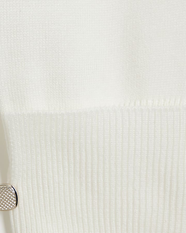 White Cuff Lightweight Jumper