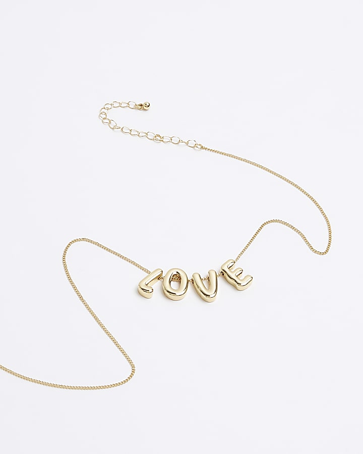 Gold Plated Love Necklace