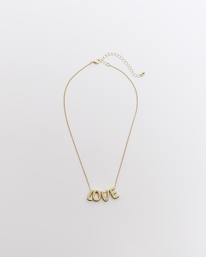 Gold Plated Love Necklace