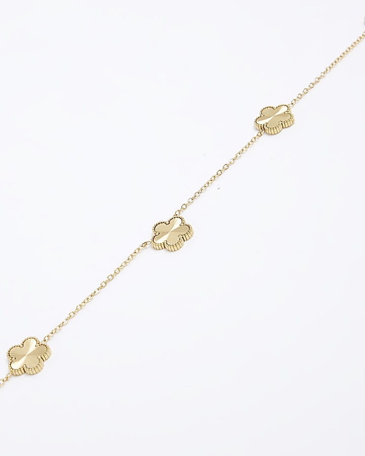 Gold Clover Necklace