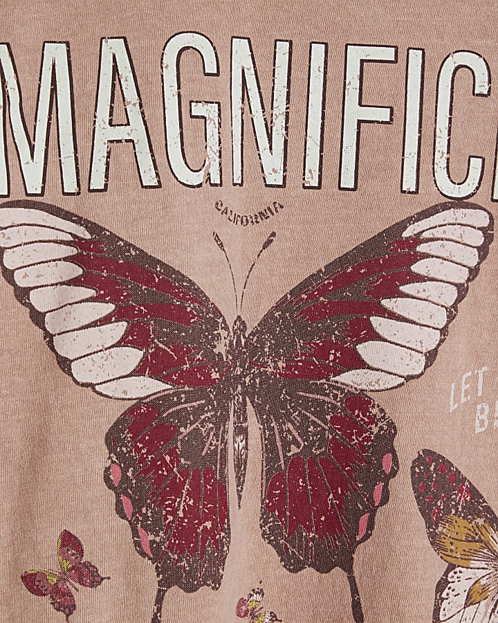 Pink Magnificent Butterflies T-Shirt