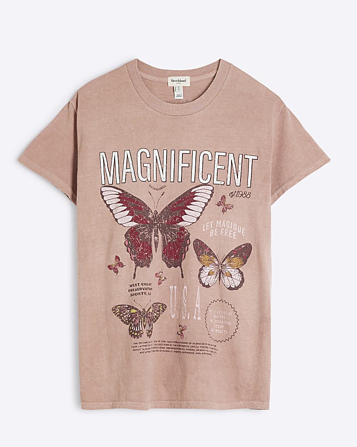 Pink Magnificent Butterflies T-Shirt