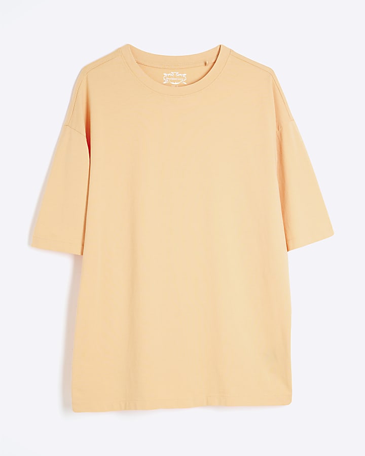 Orange Short Sleeve Boyfriend T-Shirt