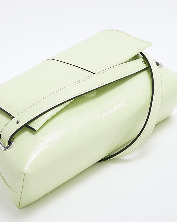 Green Fold Over Clutch Bag