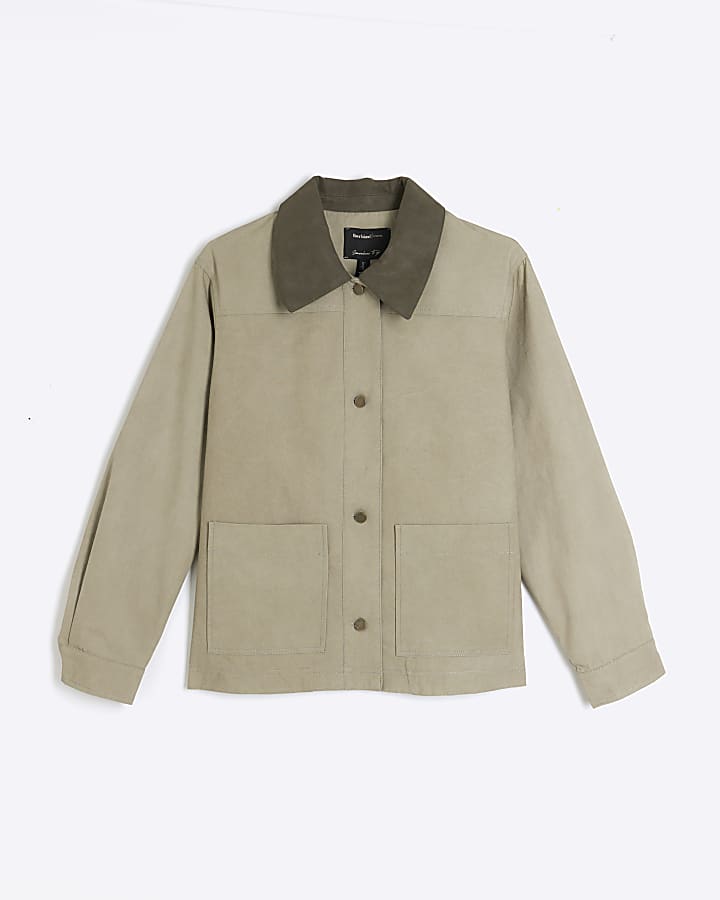 Petite Stone Washed Workman Jacket