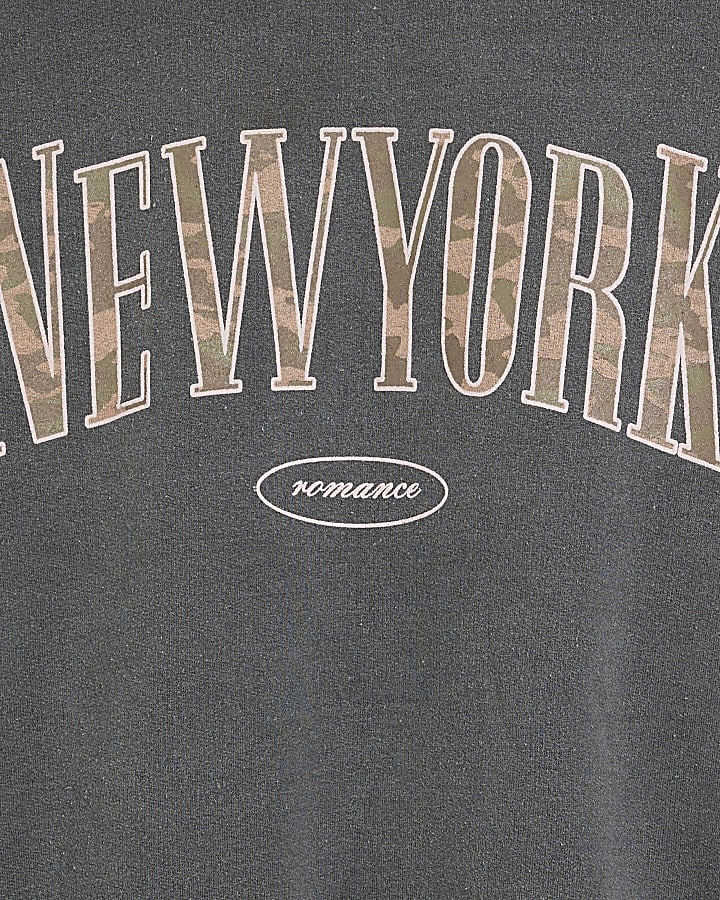 Grey New York Graphic Sweatshirt