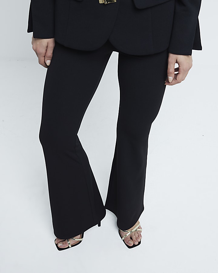 Black Bootcut Trousers