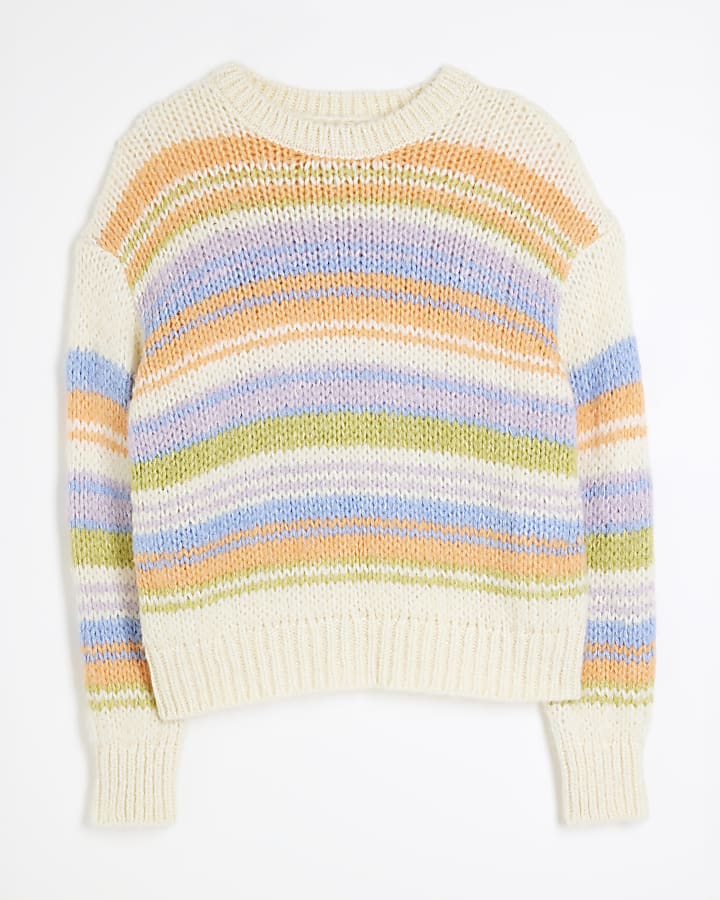 Orange Stripe Jumper