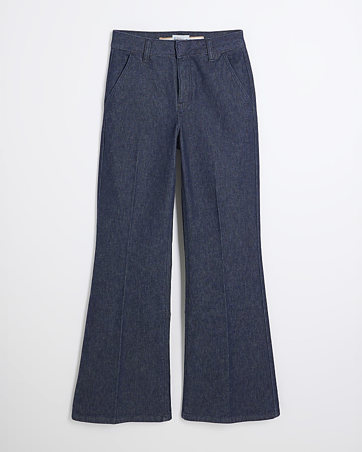 Blue Wide Leg Jeans