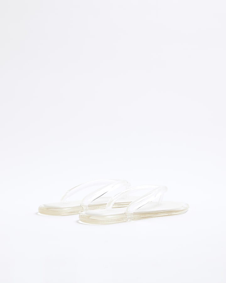 Clear Flip Flop Jelly Sandals