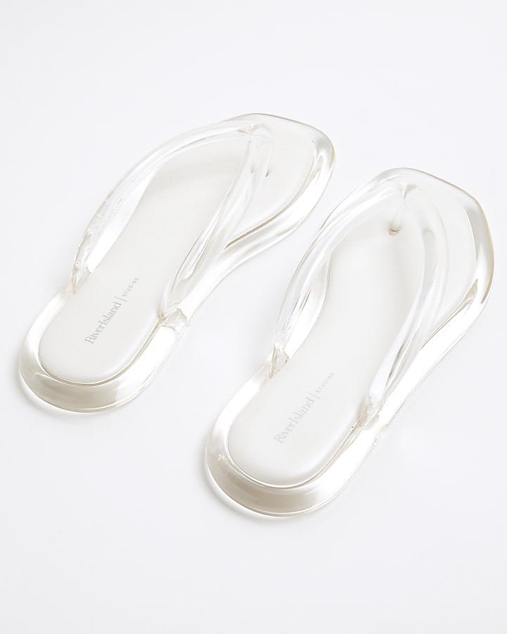 Clear Flip Flop Jelly Sandals