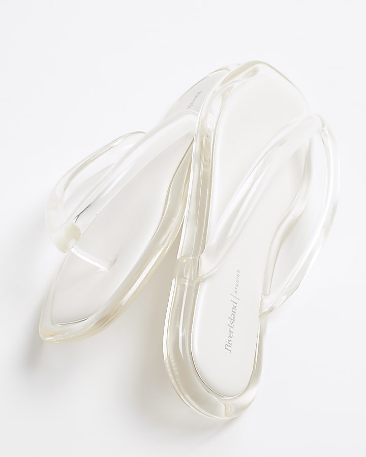 Clear Flip Flop Jelly Sandals