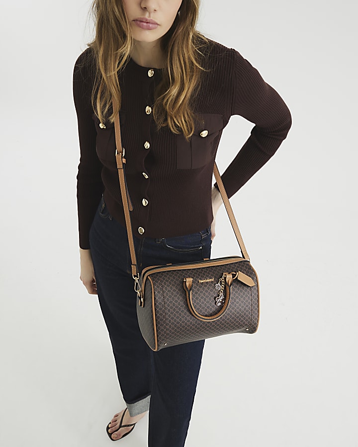 Brown Monogram Bowler Bag and Purse Bundle