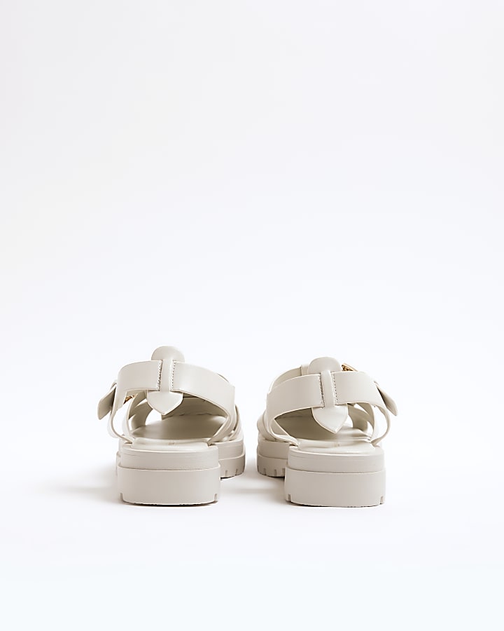 White Fisherman Sandals