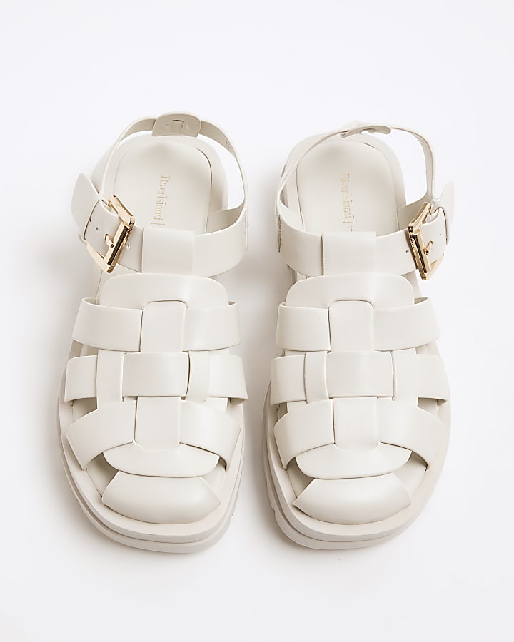 White Fisherman Sandals