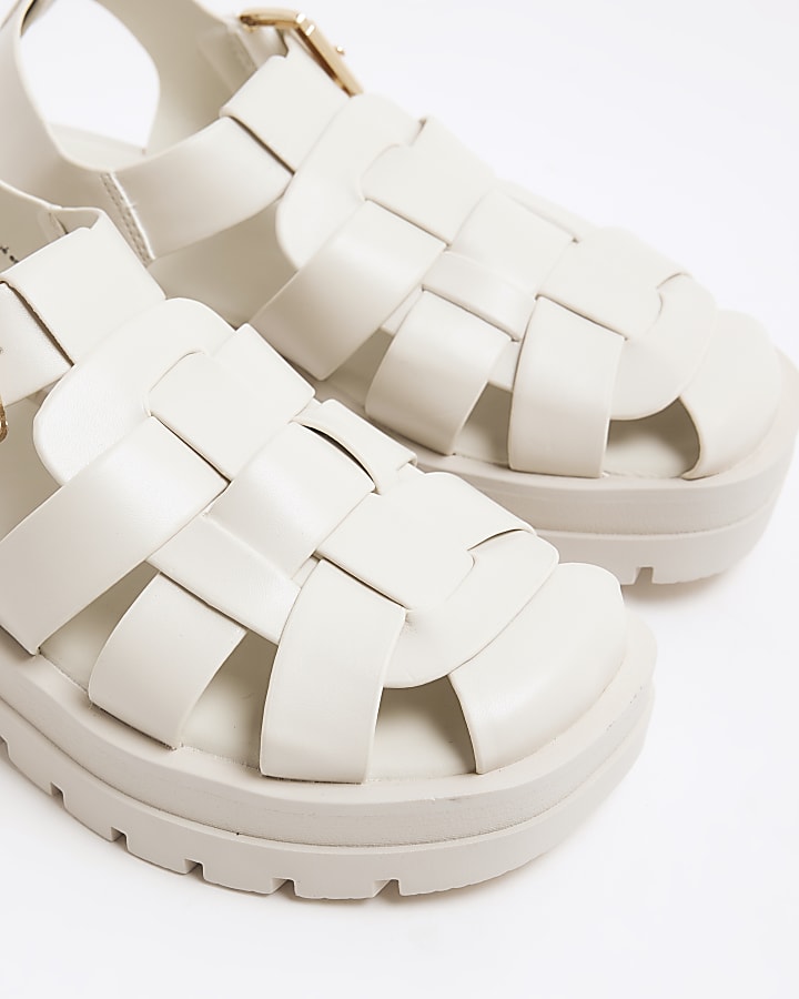 White Fisherman Sandals