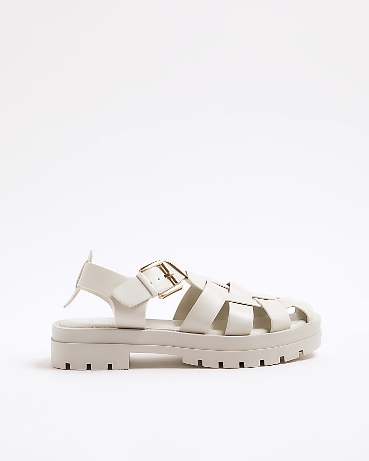 White Fisherman Sandals