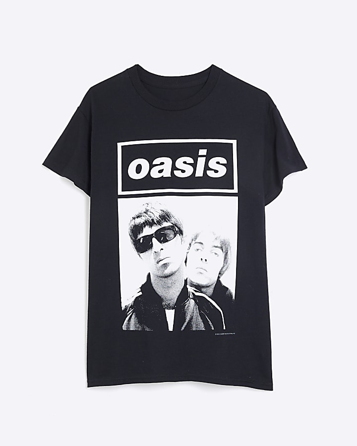 Black Short Sleeve Oasis T-Shirt