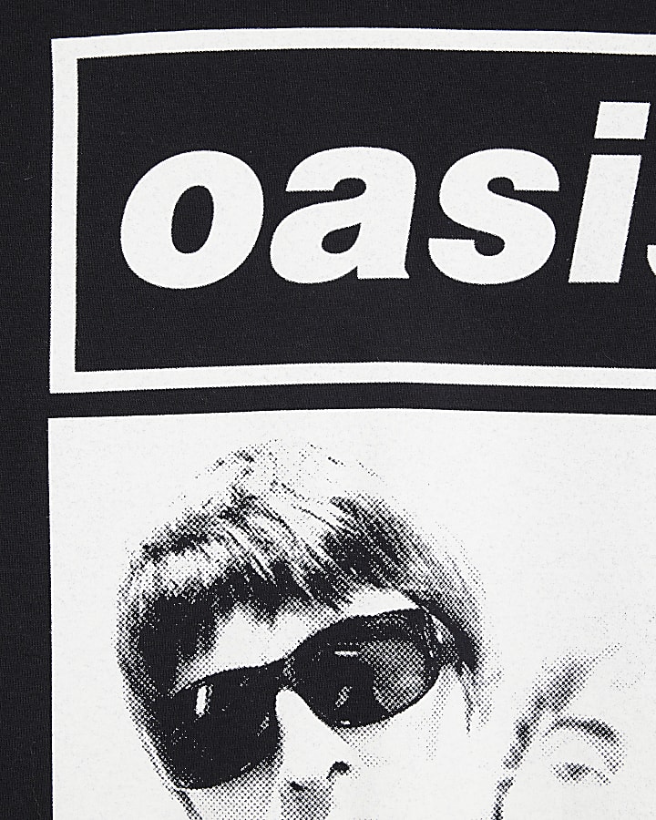 Black Short Sleeve Oasis T-Shirt