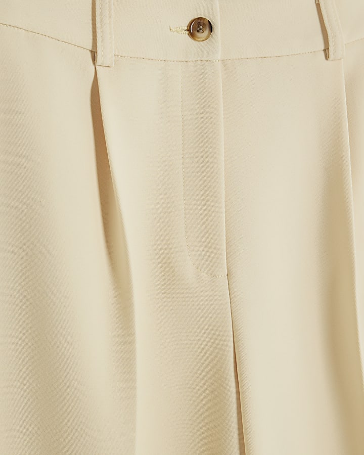 Petite Yellow Barrell Leg Trousers