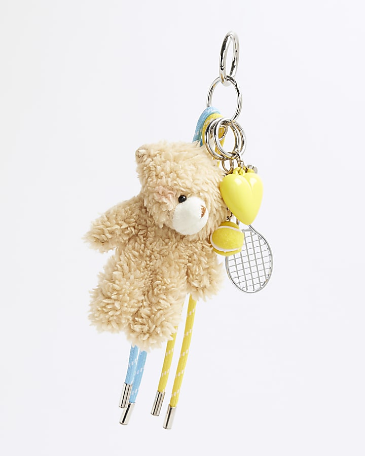 Blue Teddy Charm Set