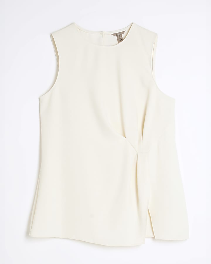 Cream Twist Blouse