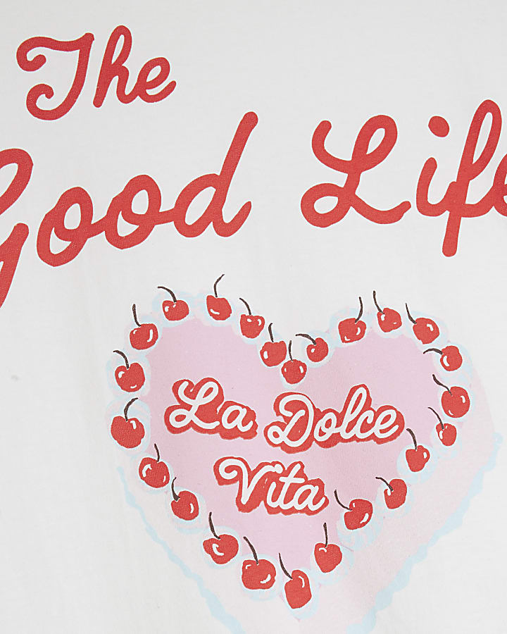 White The Good Life T-Shirt