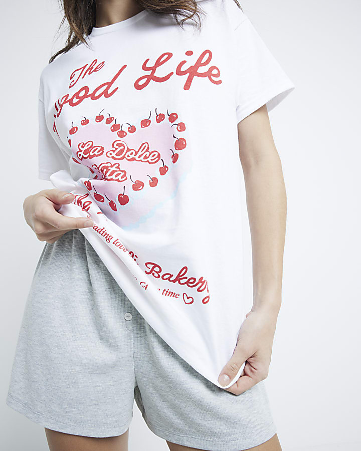 White The Good Life T-Shirt