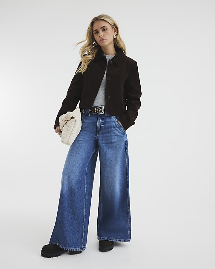 Petite Wide Leg Jeans