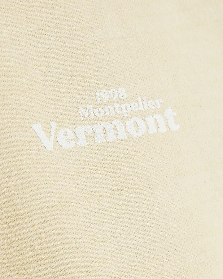 Yellow Long Sleeve Vermont Sweatshirt