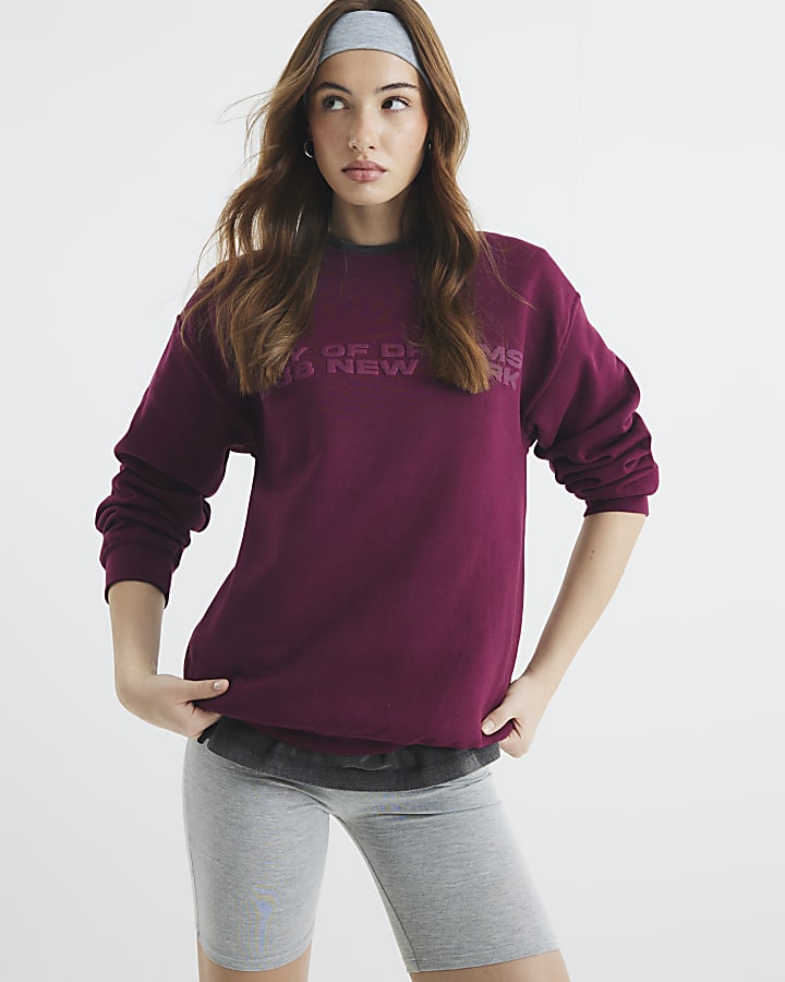 Red New York City Of Dreams Sweatshirt