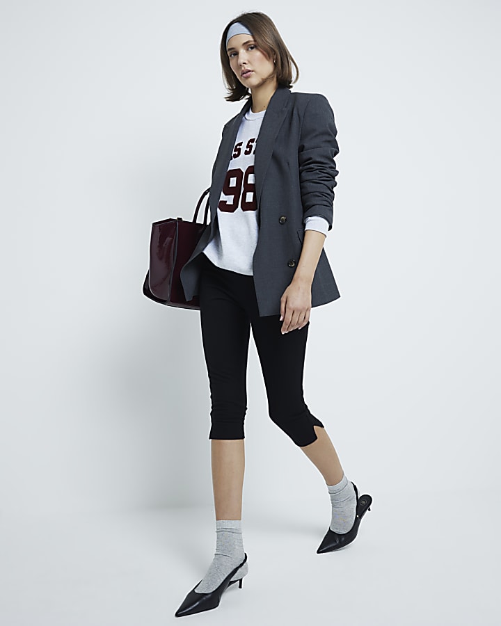 Grey Long Sleeve Paris Studio Sweatshirt