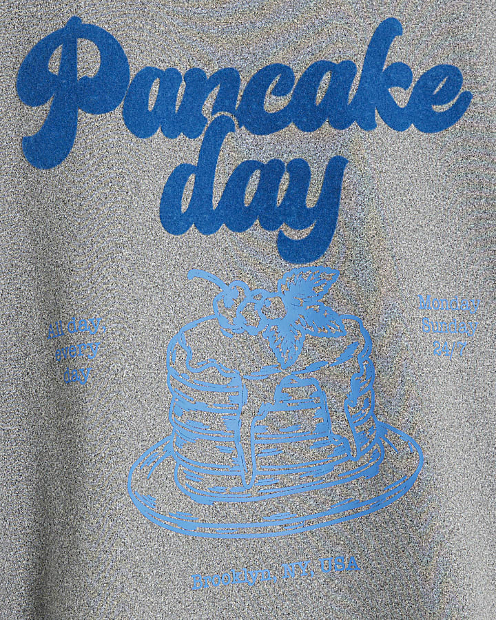 Grey Pancake Shirt and Shorts Pyjama Set