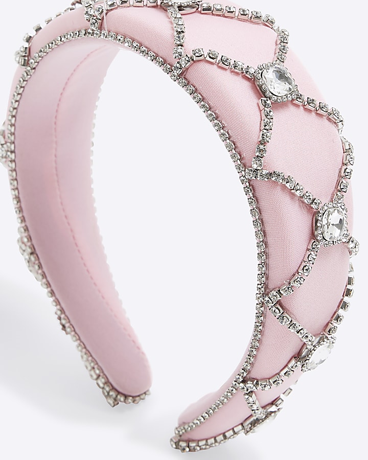 Pink embellished Headband