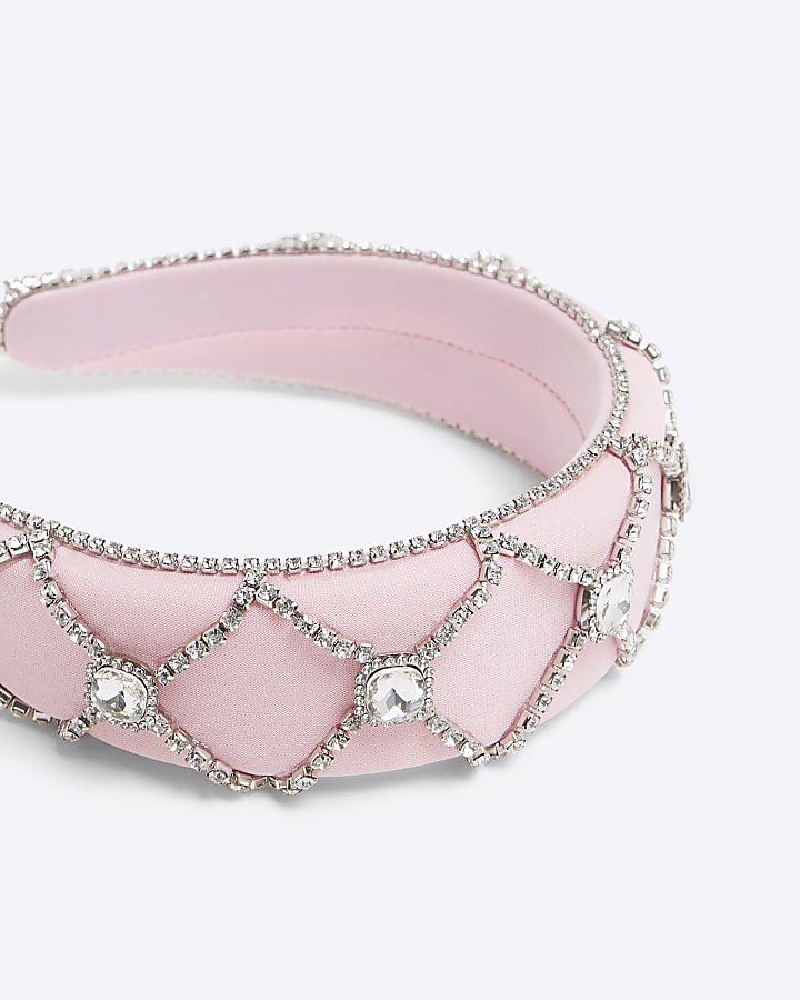 Pink embellished Headband