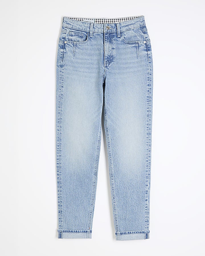 Blue Denim Mom Sculpt Jeans