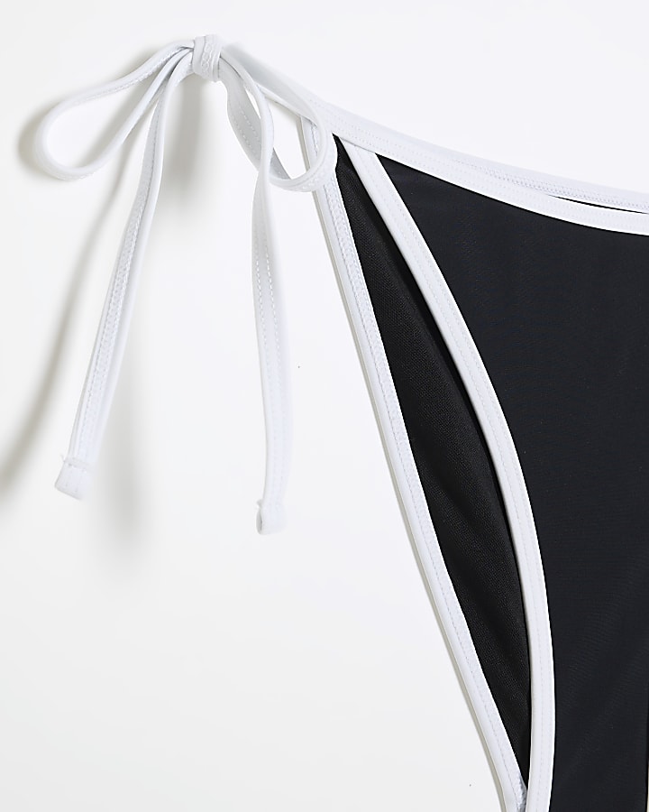 Black Melrose Triangle Bikini Set