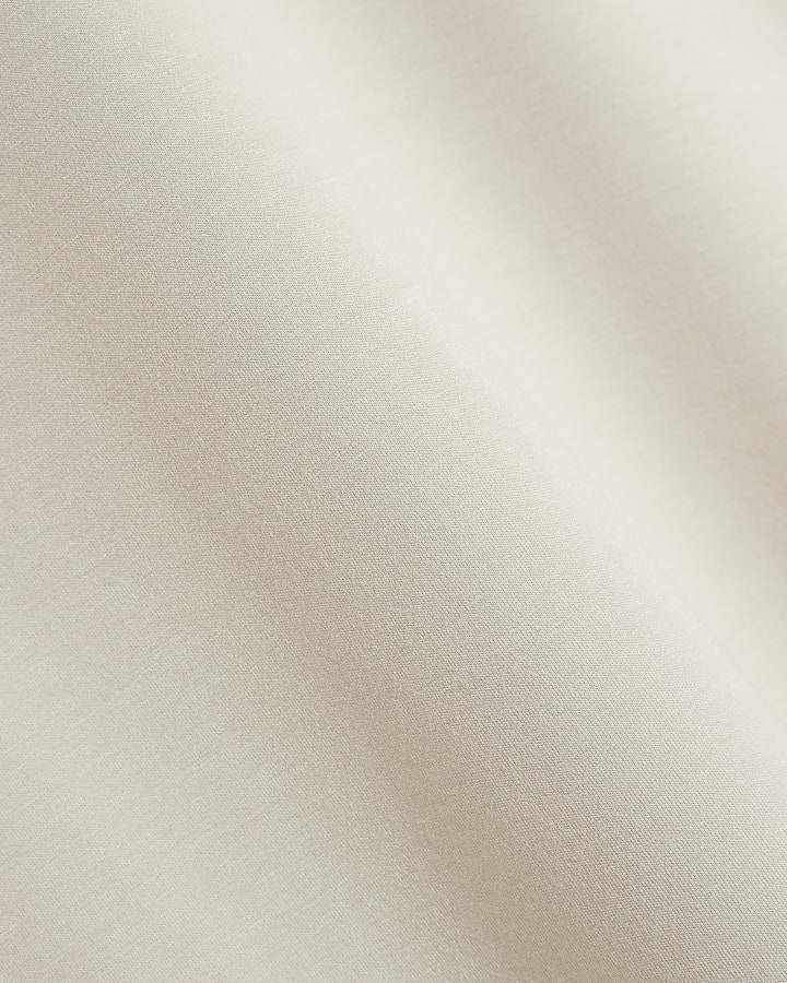 Cream Short Sleeve Oversized T-shirt