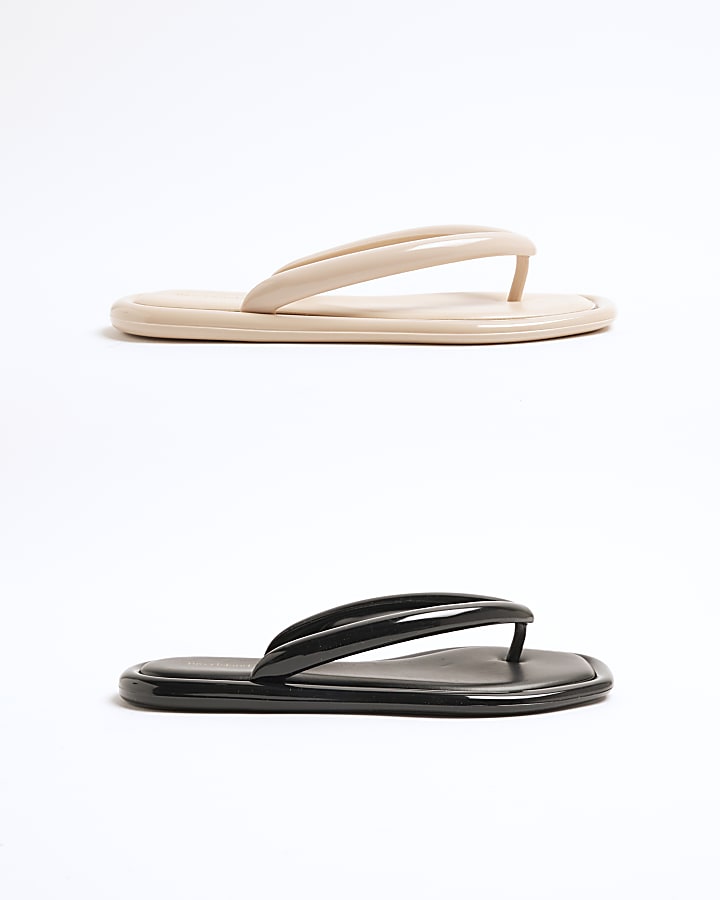 Multicoloured Flip Flop Jelly Sandals 2 Pack