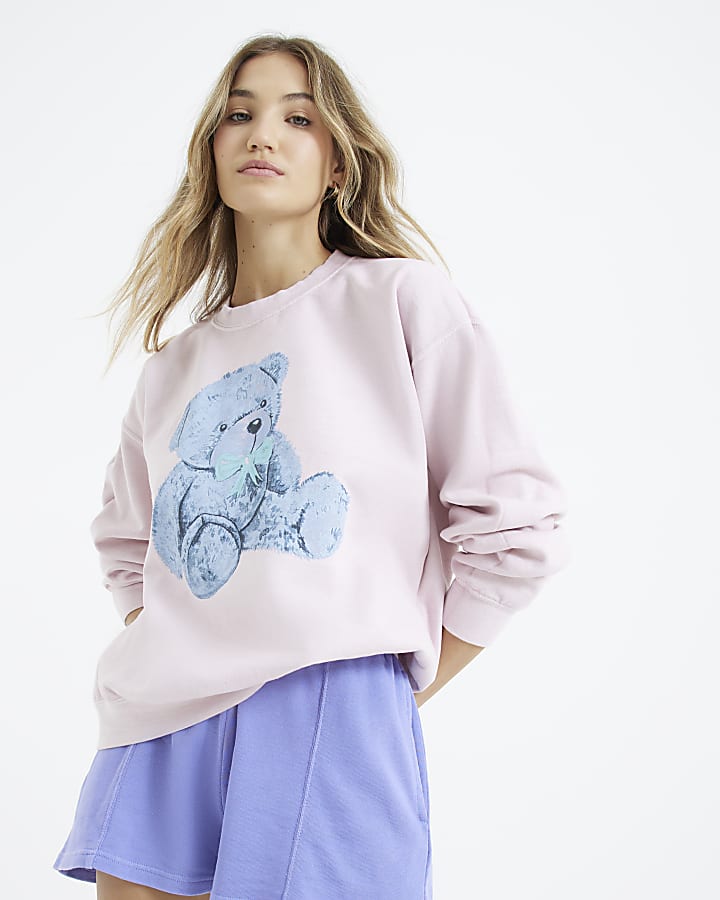 Pink Teddy Sweatshirt