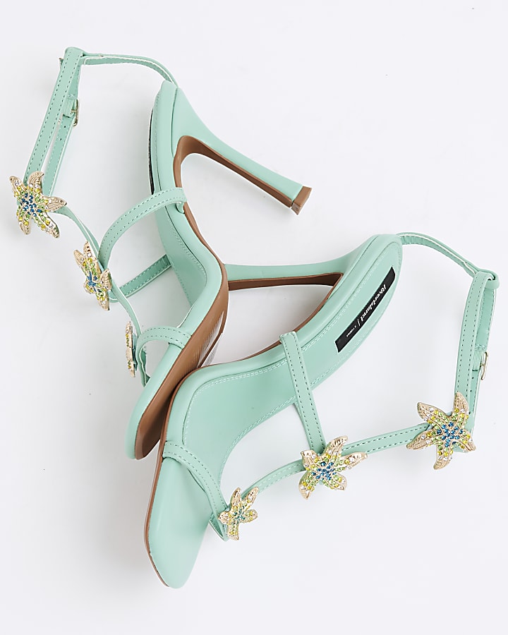 Blue Starfish Strappy Heeled Sandals