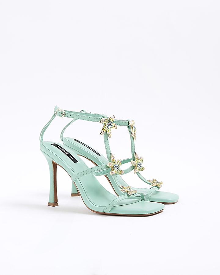Blue Starfish Strappy Heeled Sandals